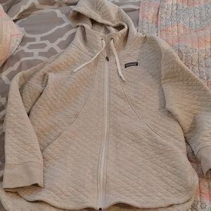 Patagonia Organic Cotton Quilted Hoodie Sweatshirt